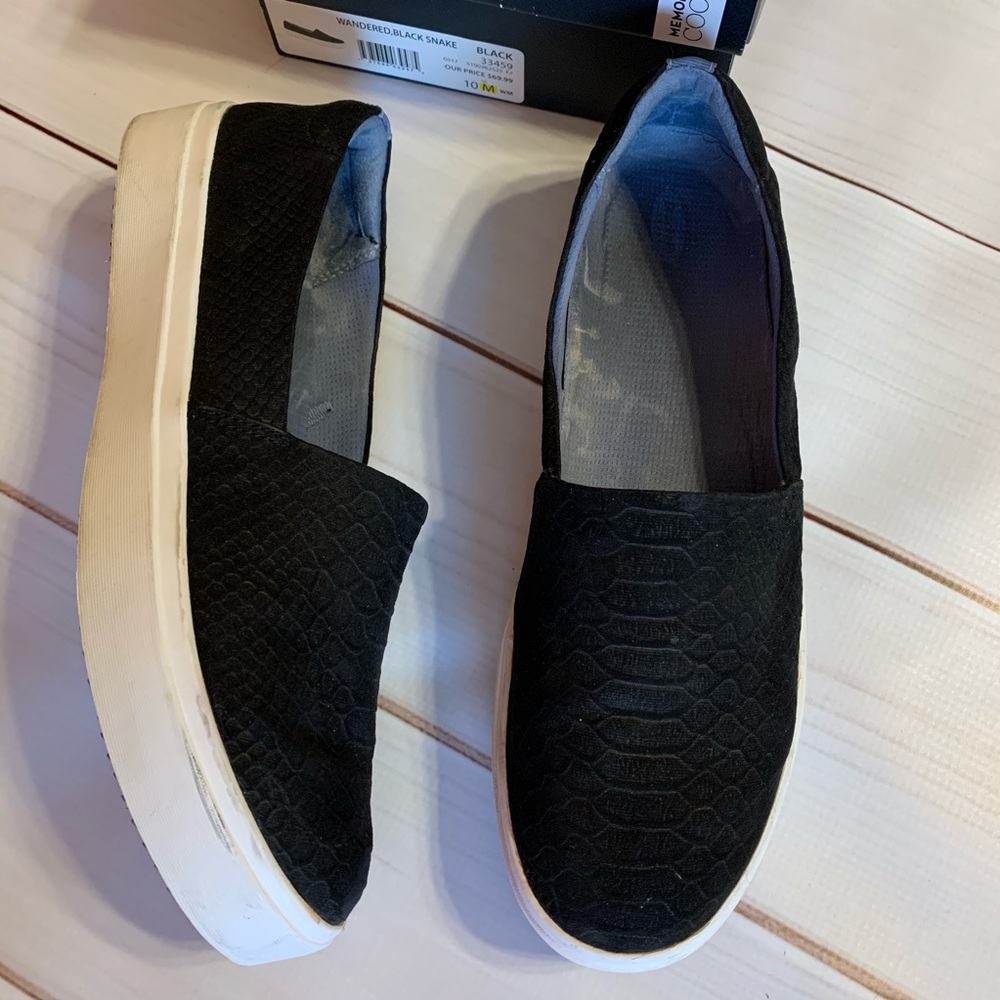 Dr. Scholls womens sz 10 Wandered black sneaker